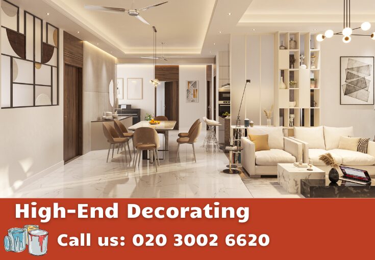 high-end decorating Nine Elms